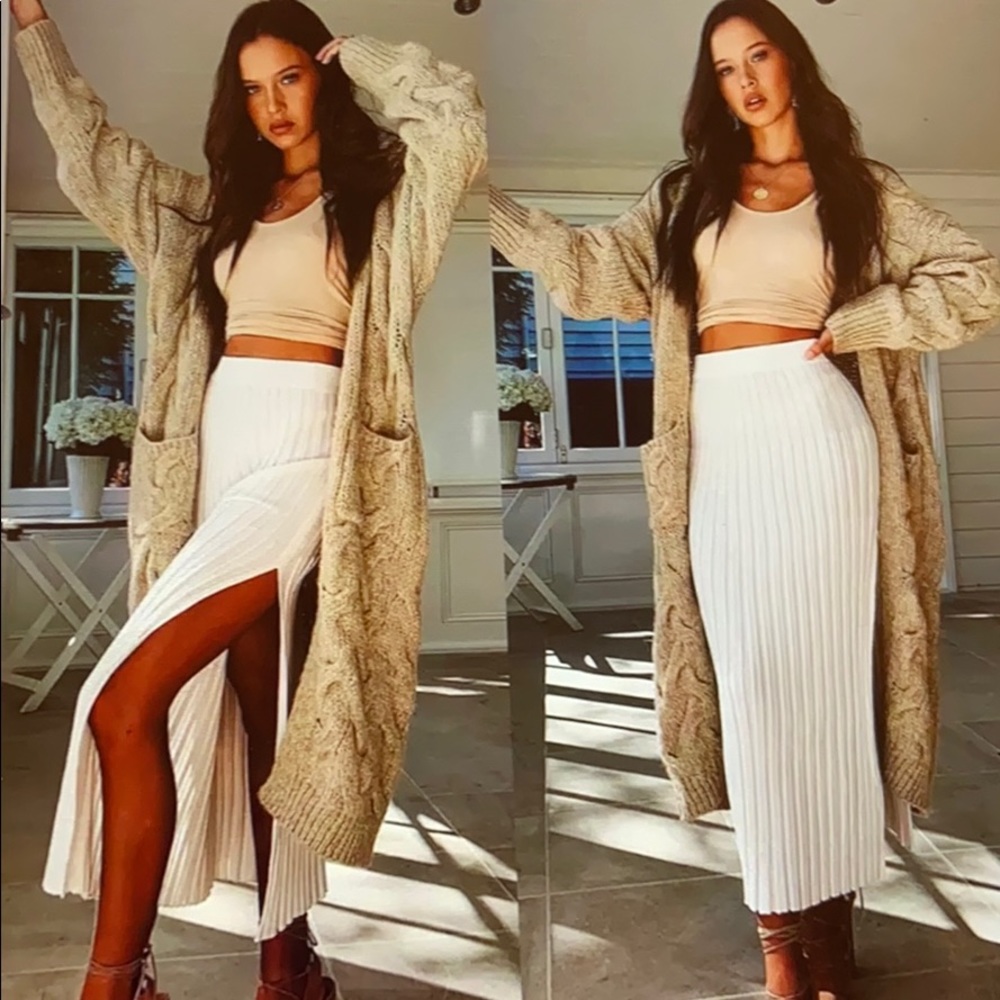 Winter long cardigan.